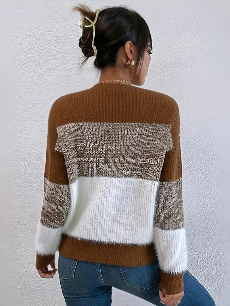 Mira – Patterned Knit Sweater