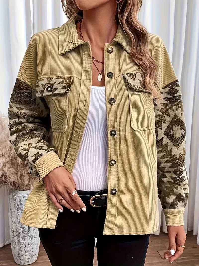 Aspen – Corduroy Aztec Jacket
