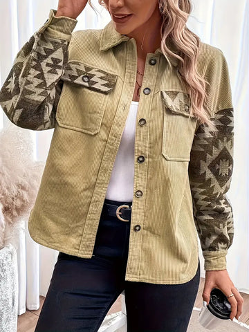 Aspen – Corduroy Aztec Jacket