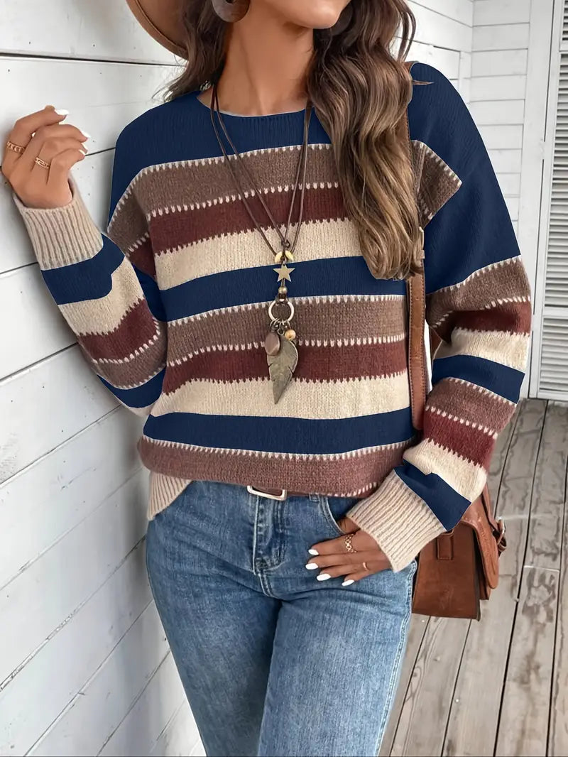 Noa – Striped Knit Sweater
