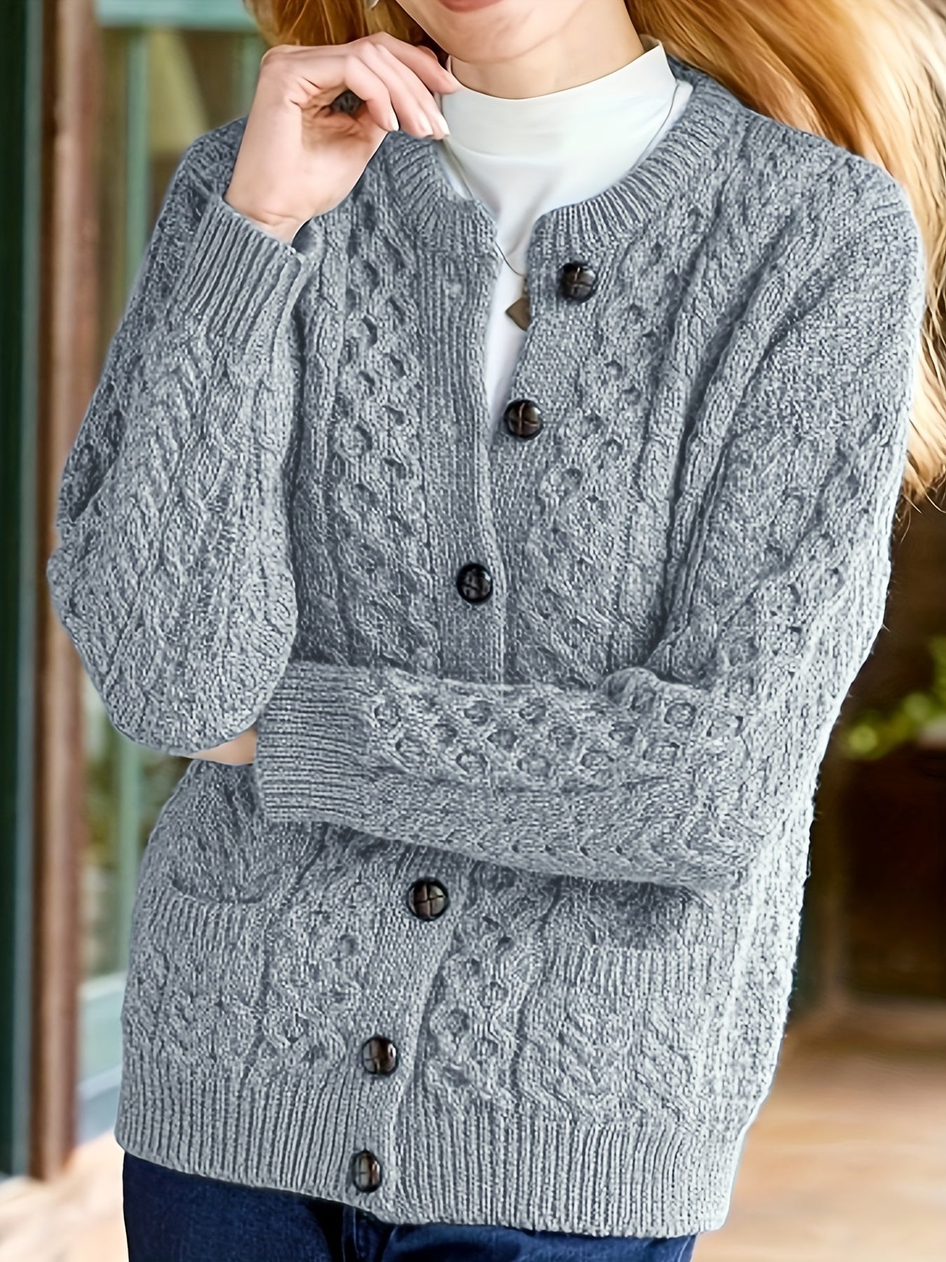 Cozy Knit Button Cardigan