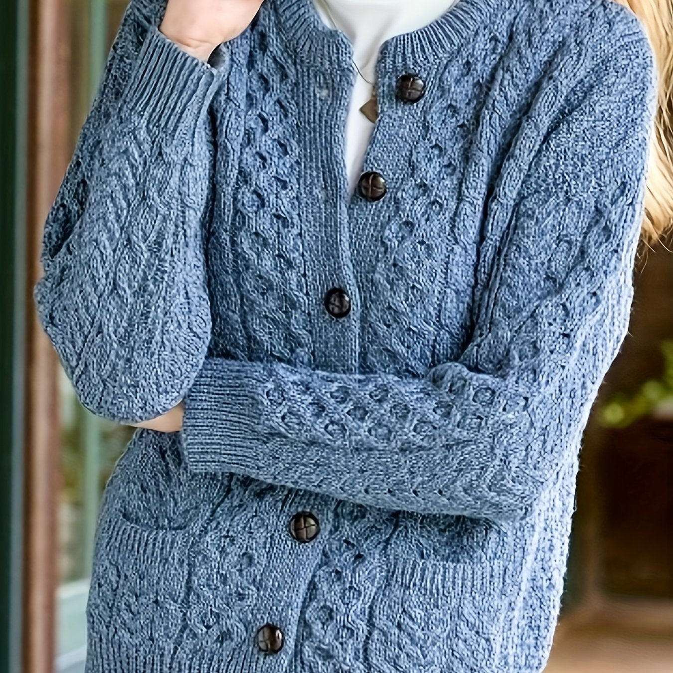 Cozy Knit Button Cardigan