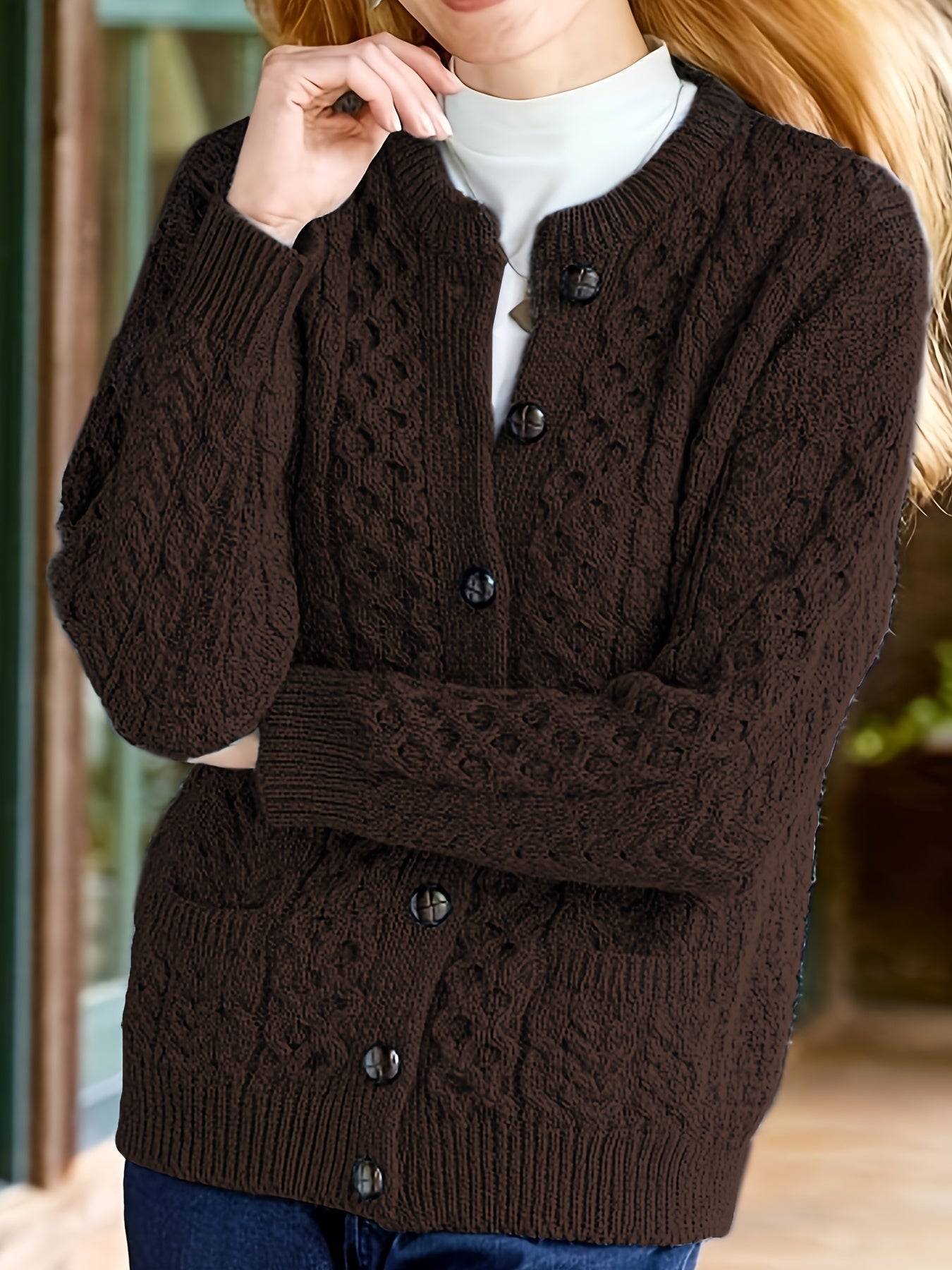 Cozy Knit Button Cardigan
