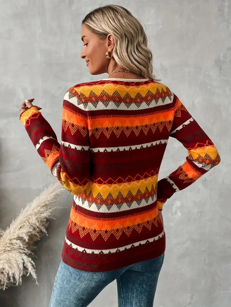 Autumn Horizon Sweater