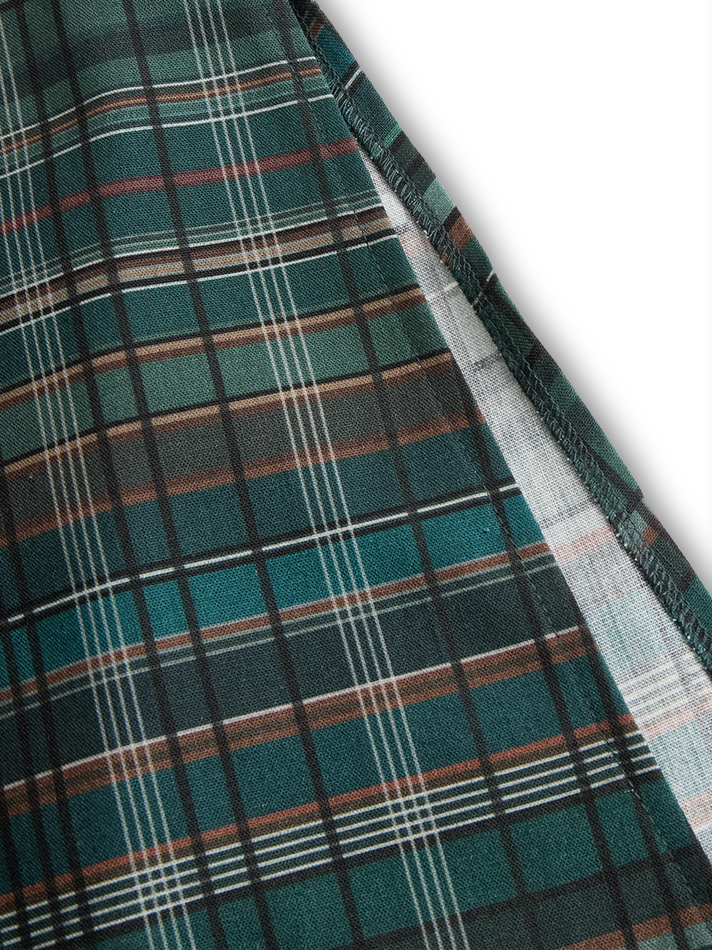 Highland Plaid Maxi Dress