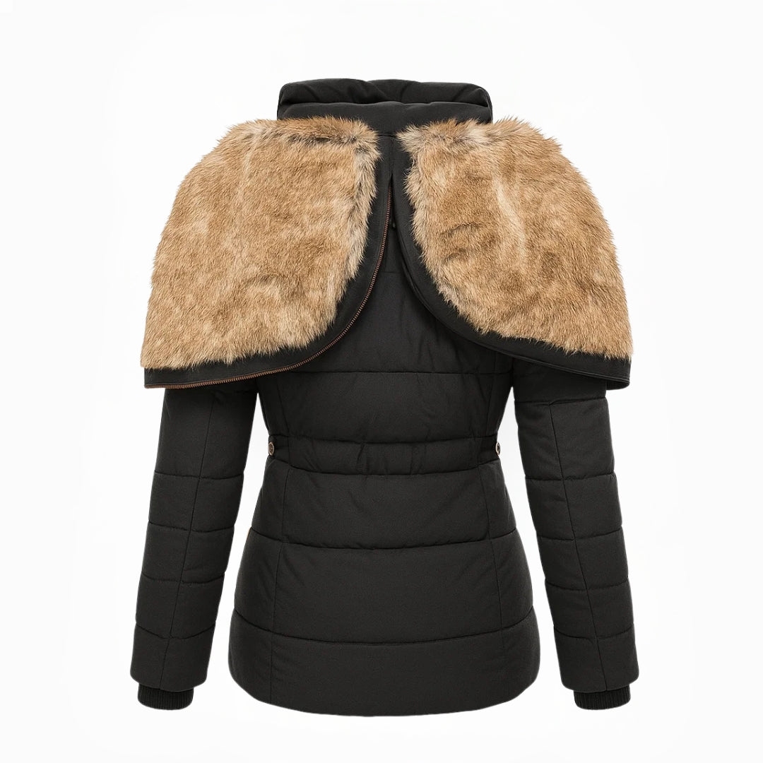 Women’s Hooded Winter Parka with Plush Lining
