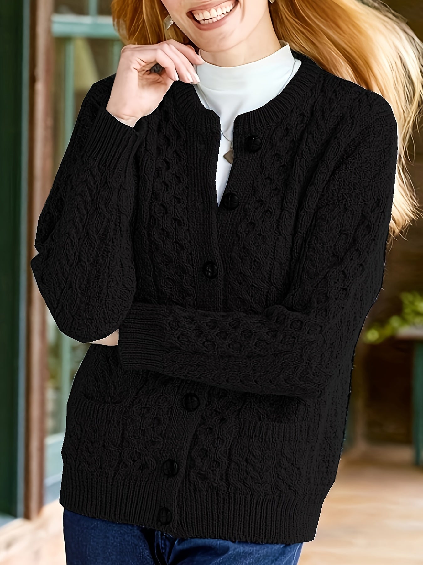 Cozy Knit Button Cardigan