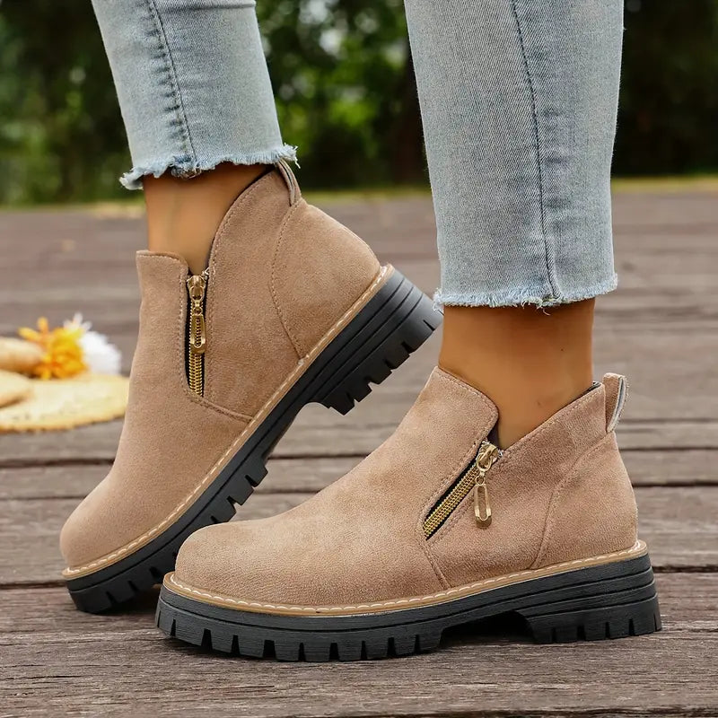 Aria | Everyday Zip Ankle Boots