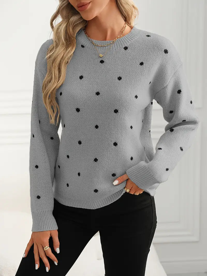 Dotted Charm Sweater