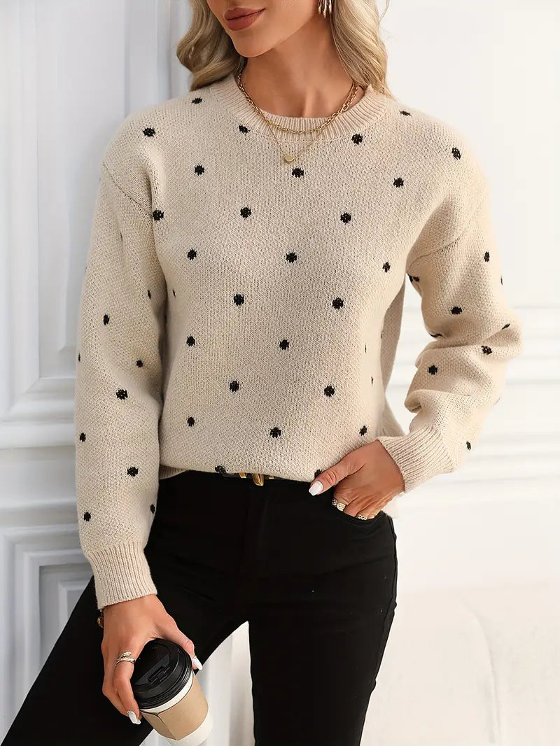 Dotted Charm Sweater