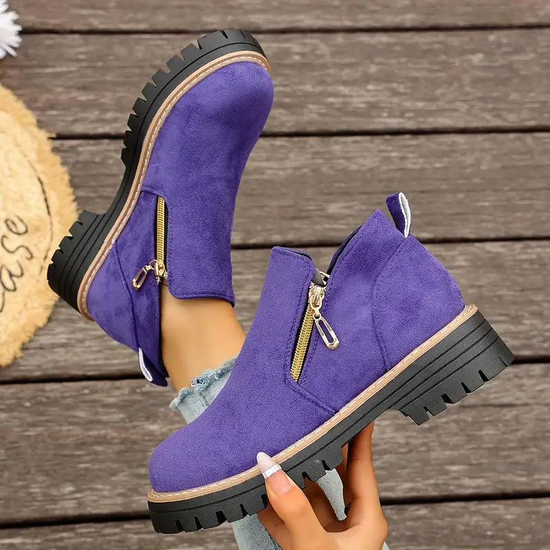 Aria | Everyday Zip Ankle Boots