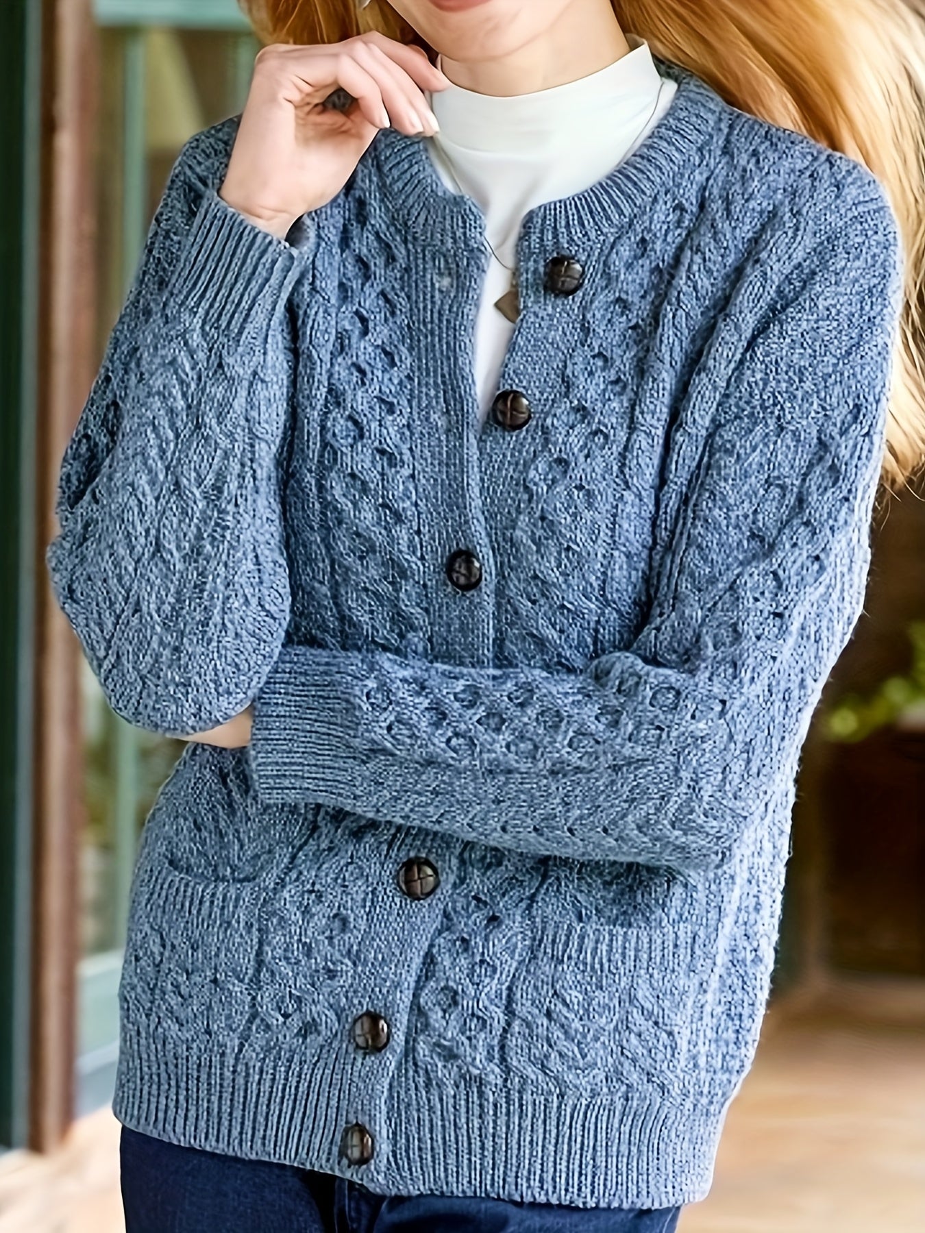 Cozy Knit Button Cardigan