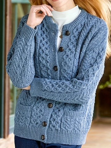 Cozy Knit Button Cardigan