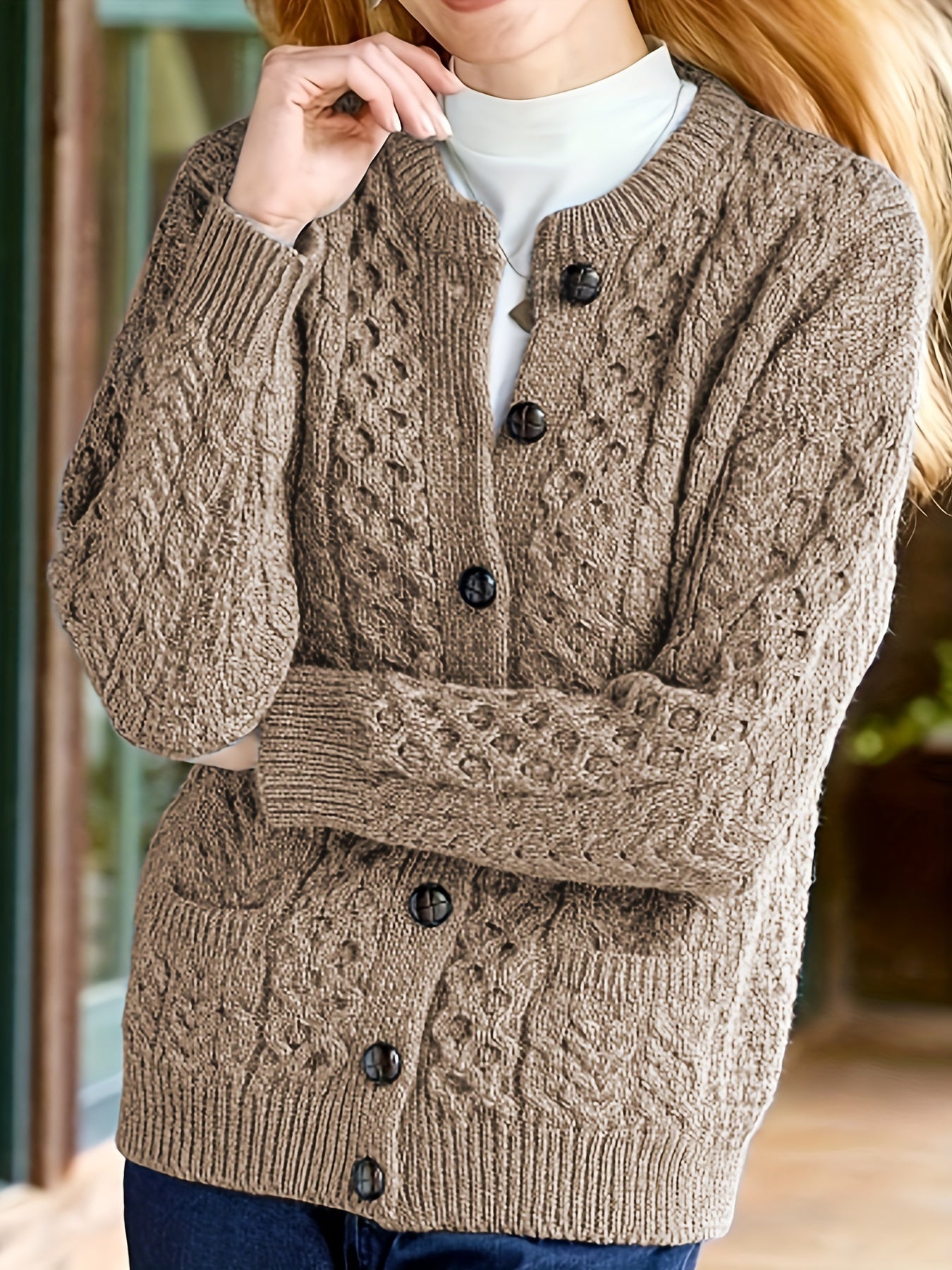 Cozy Knit Button Cardigan