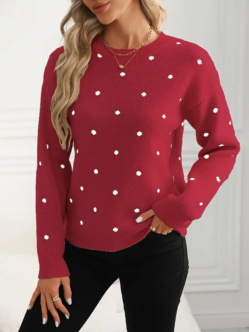 Dotted Charm Sweater