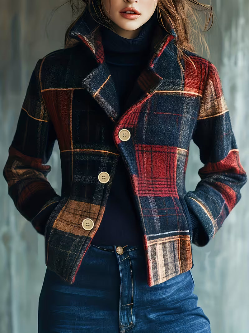 The Ember-Block Heritage Jacket