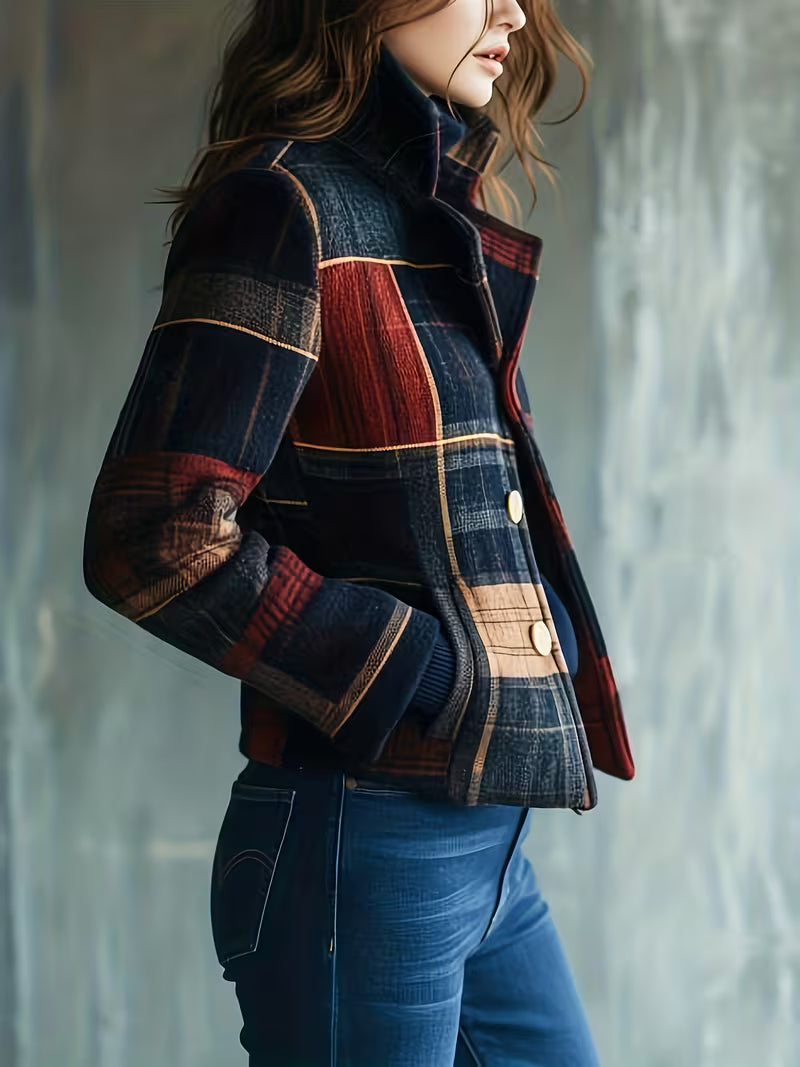 The Ember-Block Heritage Jacket