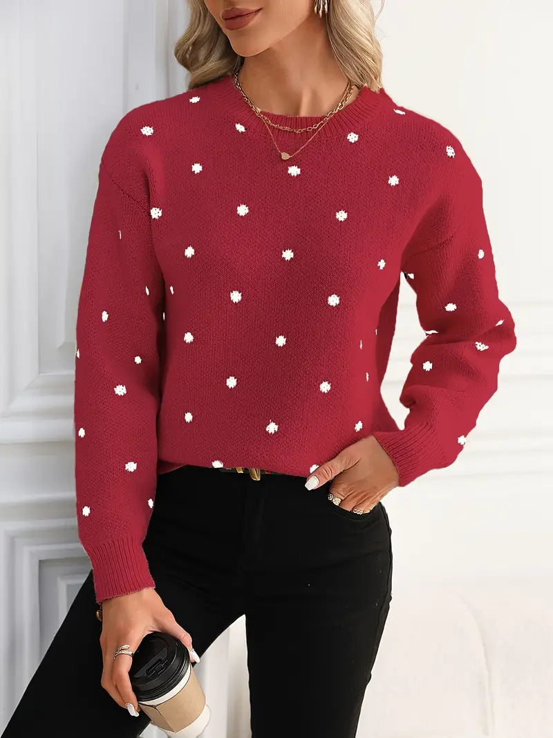 Dotted Charm Sweater