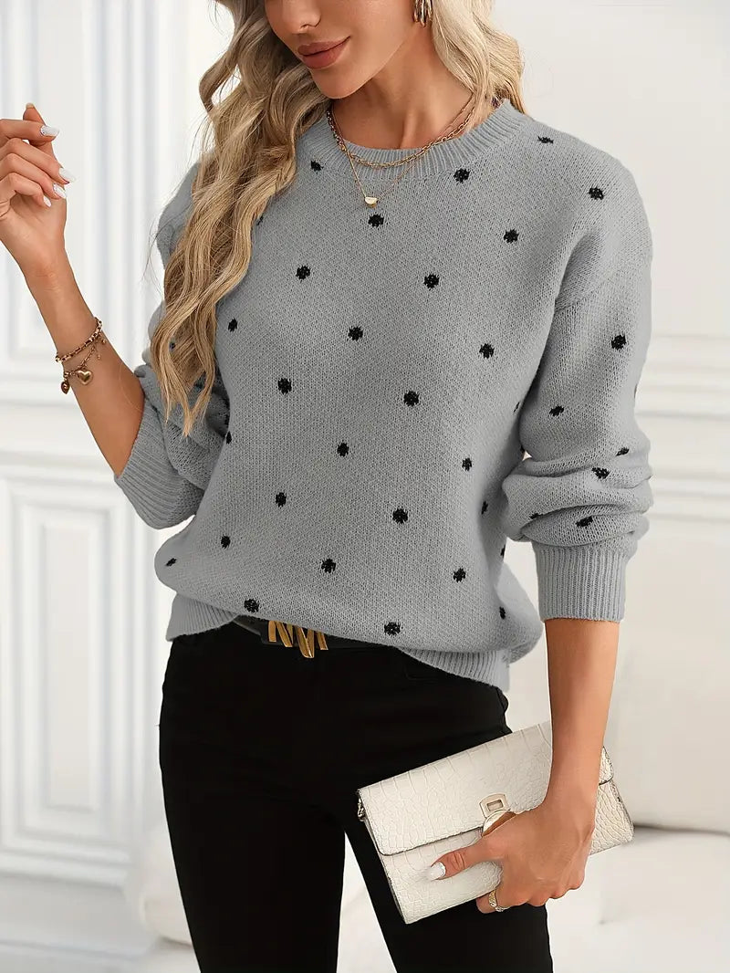 Dotted Charm Sweater