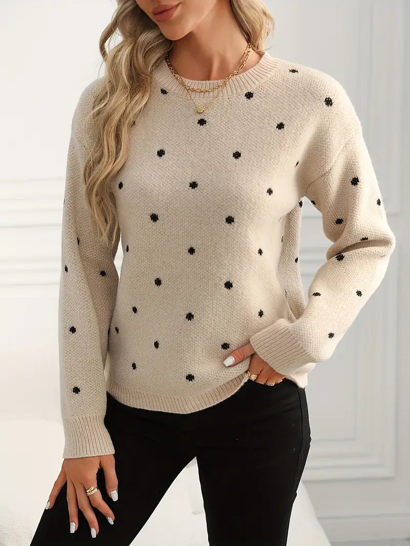 Dotted Charm Sweater
