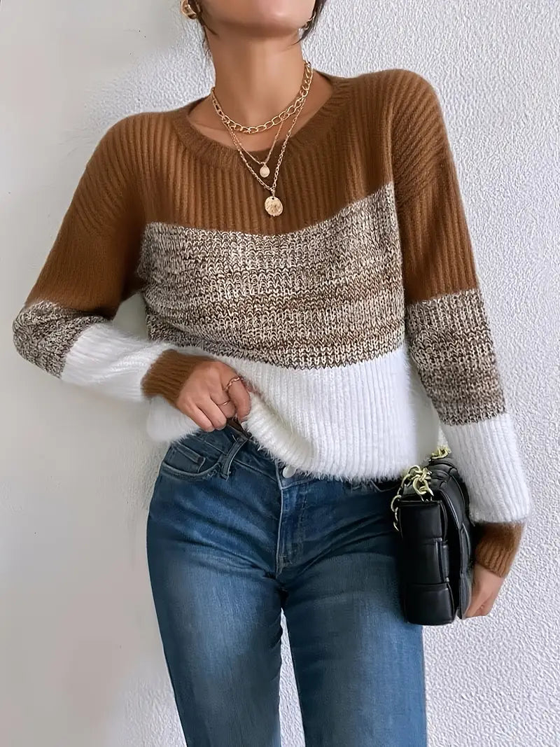 Mira – Patterned Knit Sweater