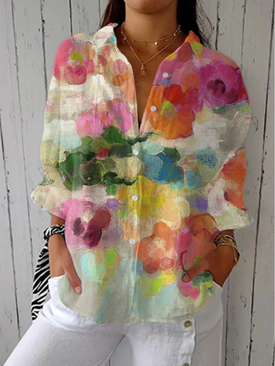 Aurora – Watercolor Blouse