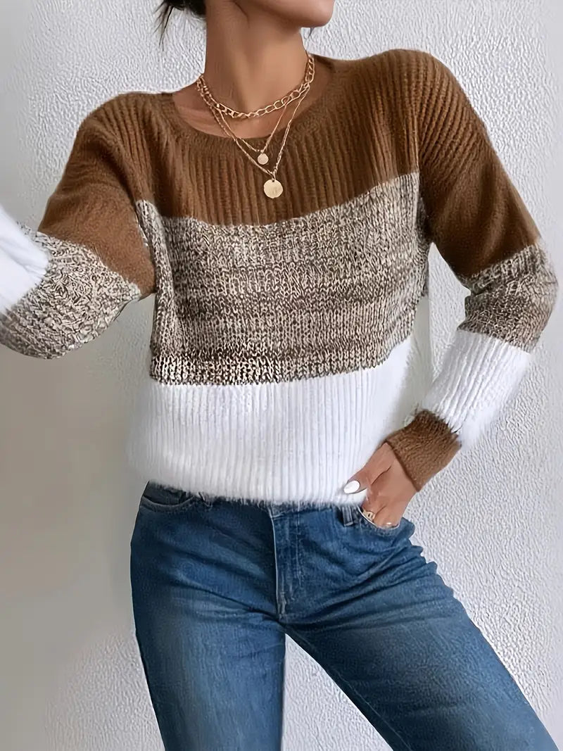 Mira – Patterned Knit Sweater