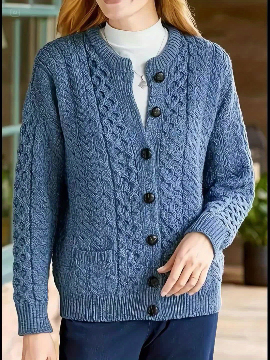 Cozy Knit Button Cardigan