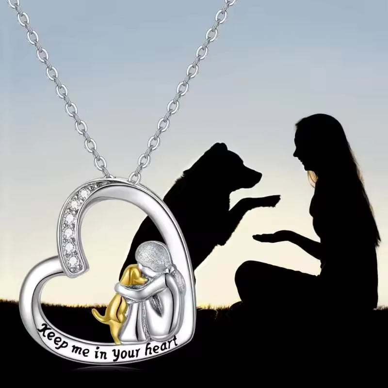 Olivia & Ivy | Dog Embrace Necklace