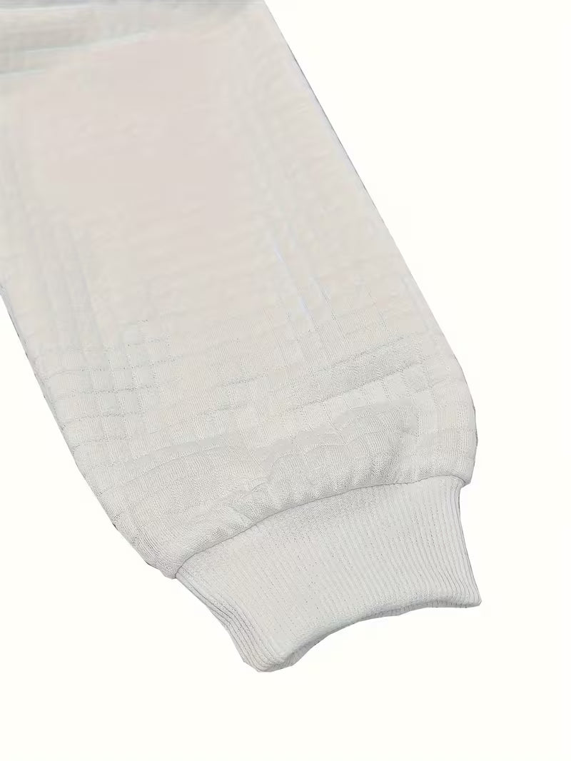 New Christmas Tree Printed Quilted Jacquard Round Neck Sweatshirt