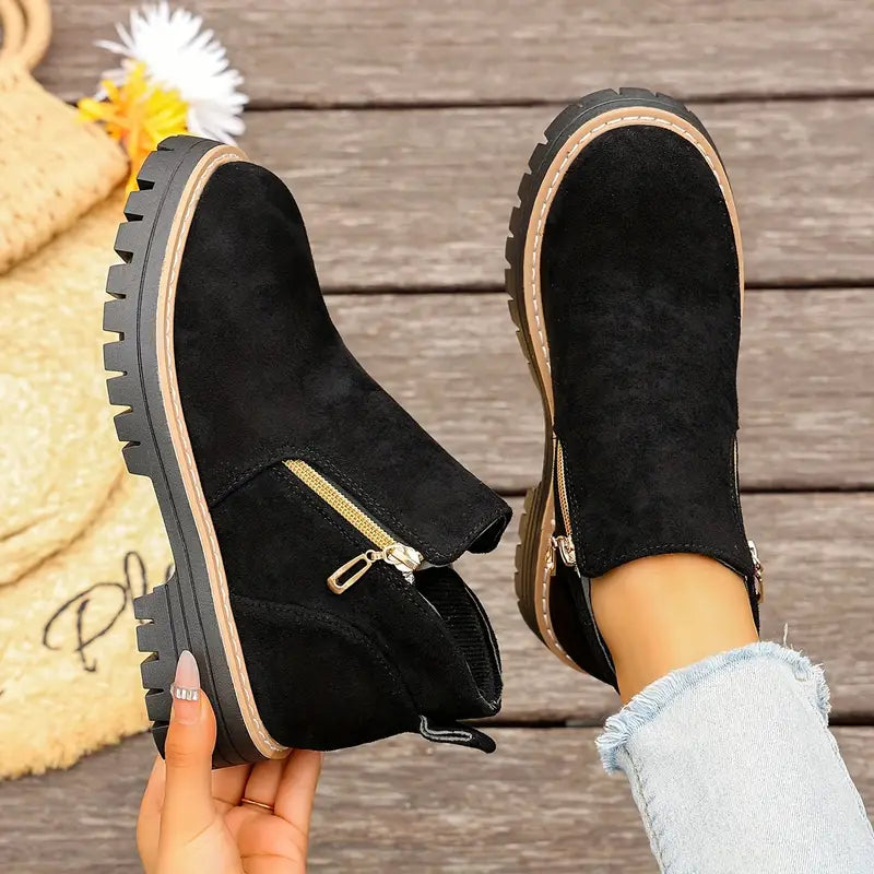 Aria | Everyday Zip Ankle Boots