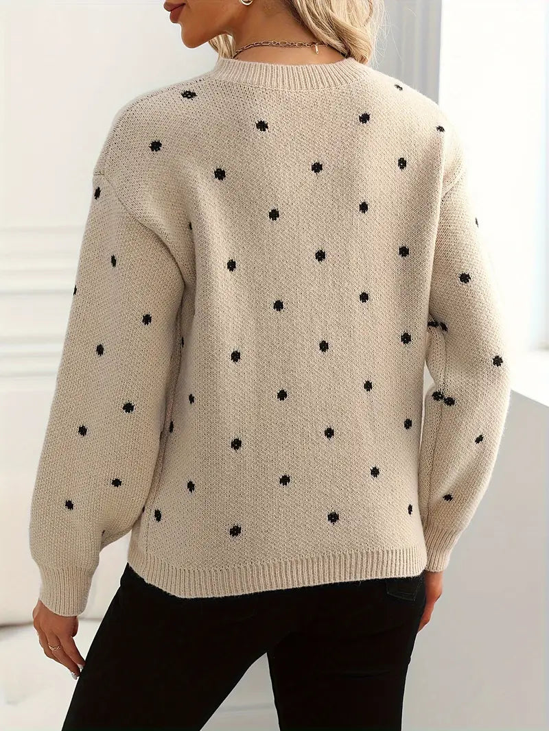 Dotted Charm Sweater