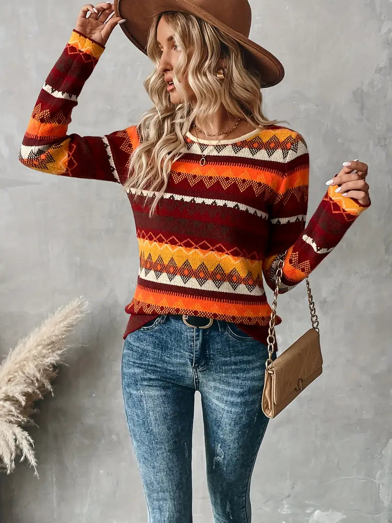 Autumn Horizon Sweater