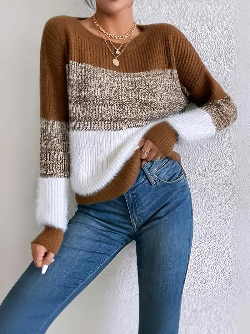 Mira – Patterned Knit Sweater