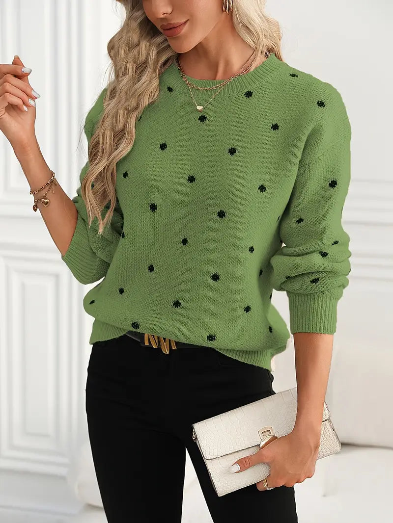 Dotted Charm Sweater
