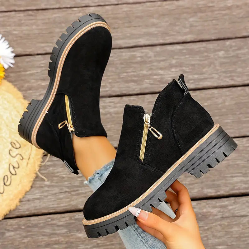 Aria | Everyday Zip Ankle Boots