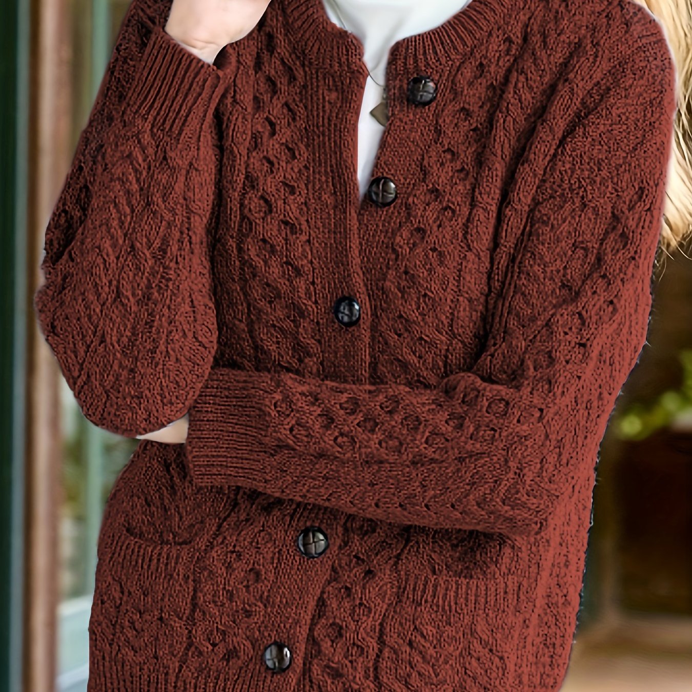 Cozy Knit Button Cardigan