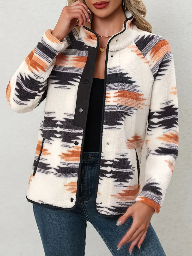 Aspen – Fleece Snap Jacket
