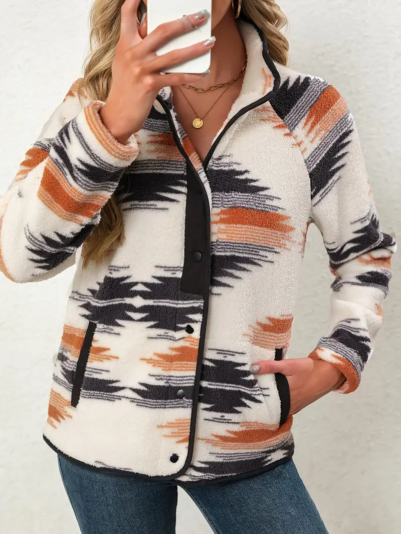 Aspen – Fleece Snap Jacket