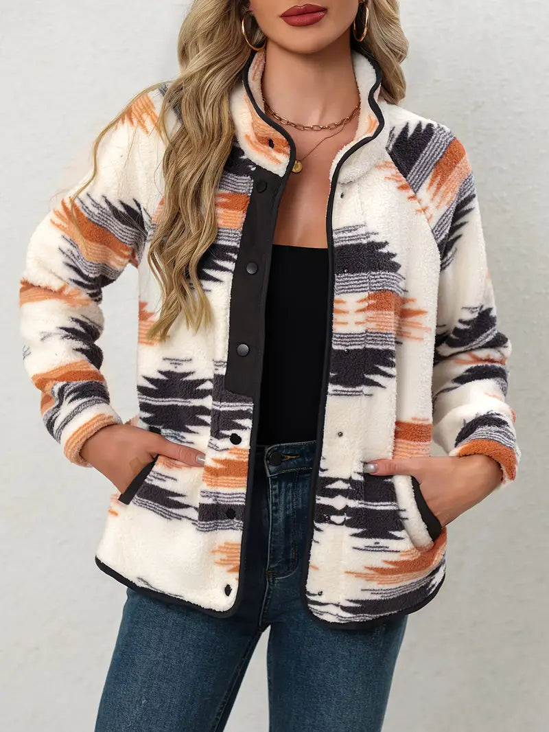 Aspen – Fleece Snap Jacket