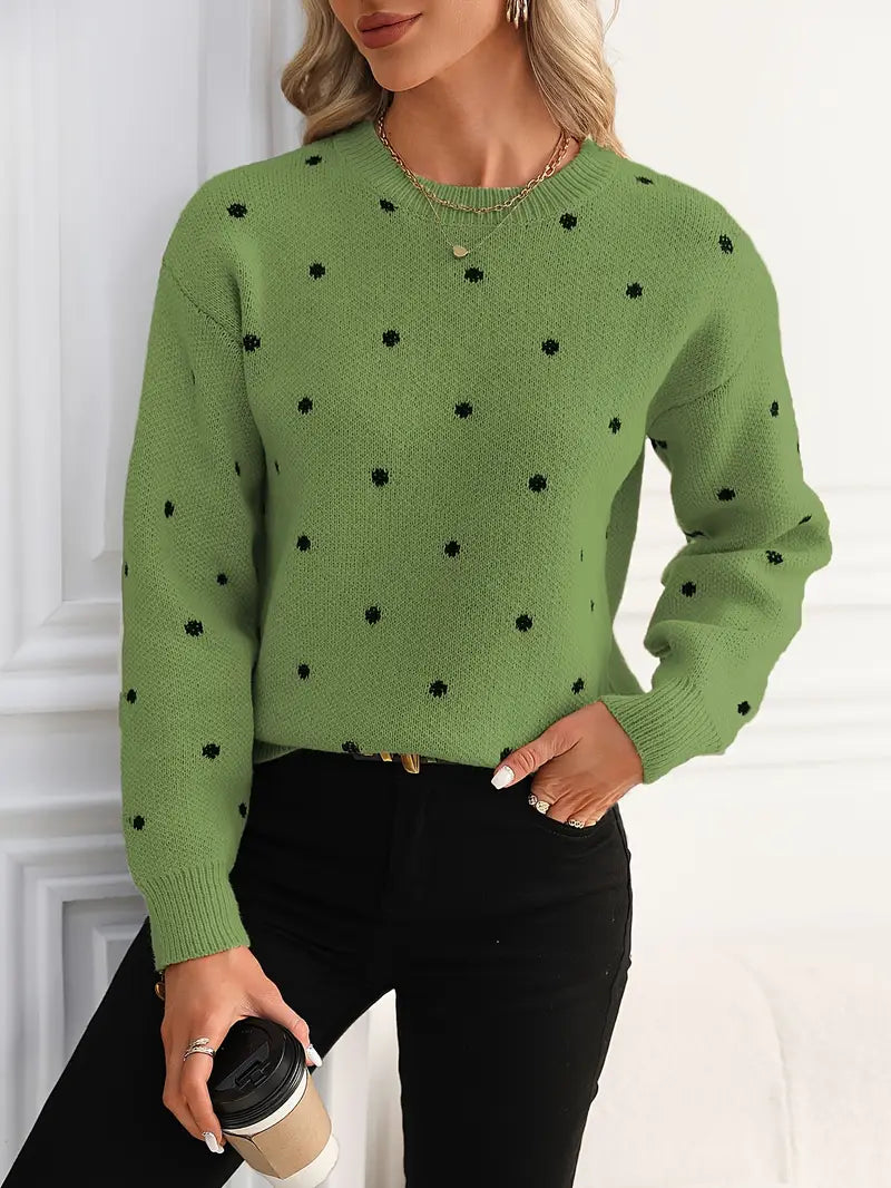 Dotted Charm Sweater