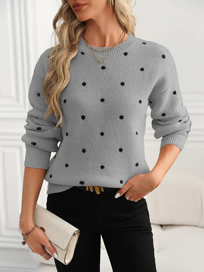 Dotted Charm Sweater