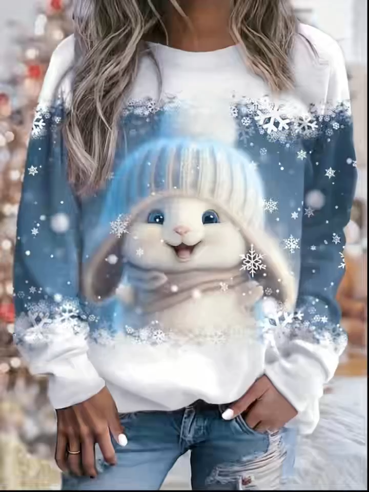Winter Wonderland Bunny Pullover